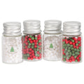 4pcs Doll House Christmas Mini Candy Ball Cookies Xmas Miniature Sweet Props J7498