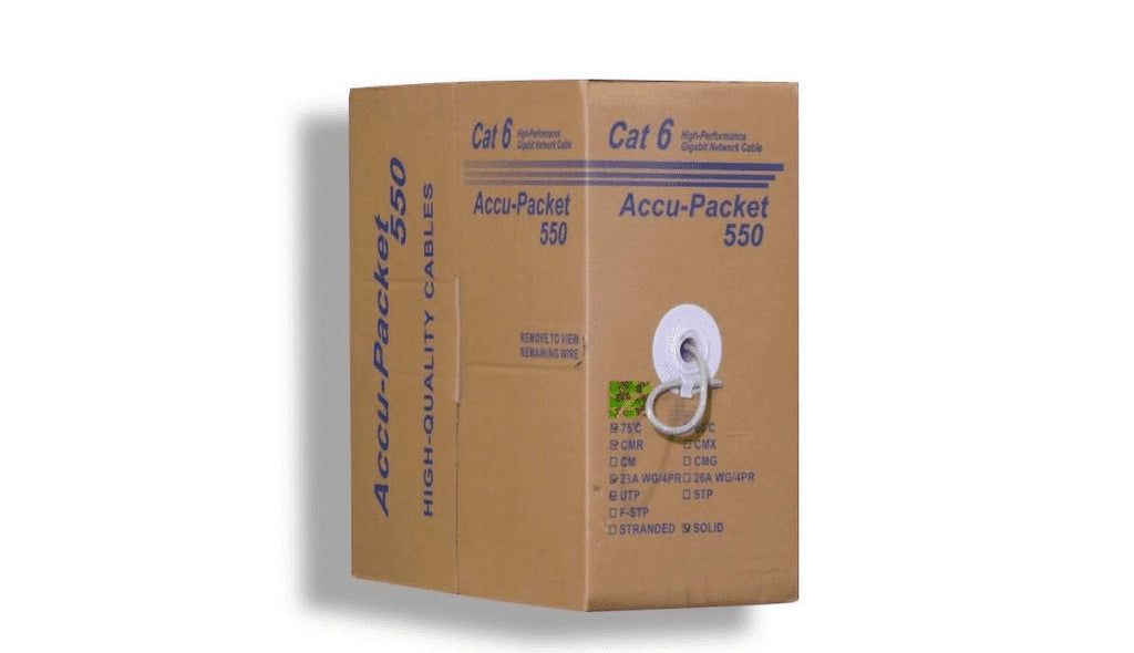 CAT6 CMR UTP Riser Solid Ethernet Cable 1000Ft V94145