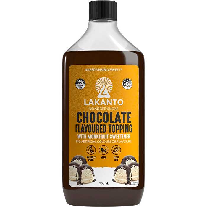 Chocolate Flavoured Topping with Monkfruit Sweetener 360ml M327