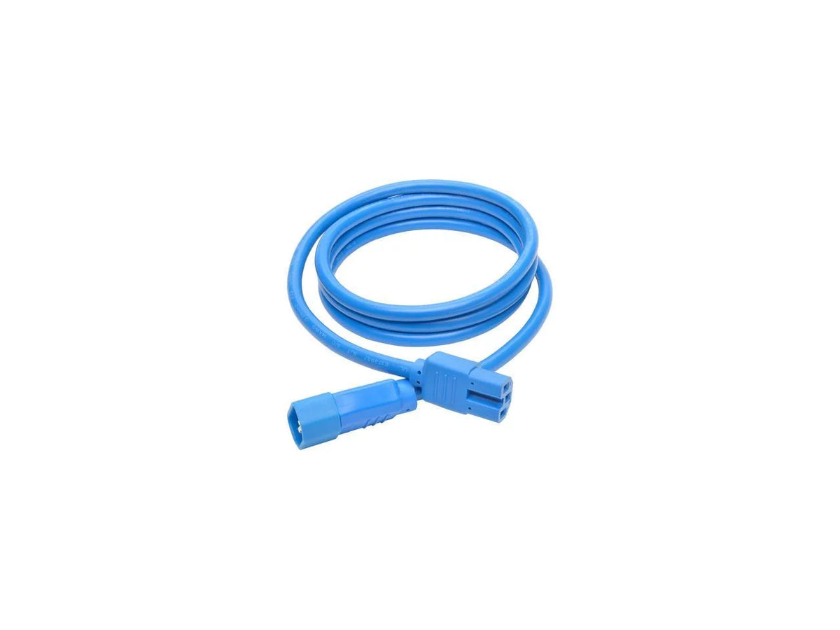 Heavy-Duty Computer Power Cord, 15A, 14 AWG, Blue, 6 ft. M83296
