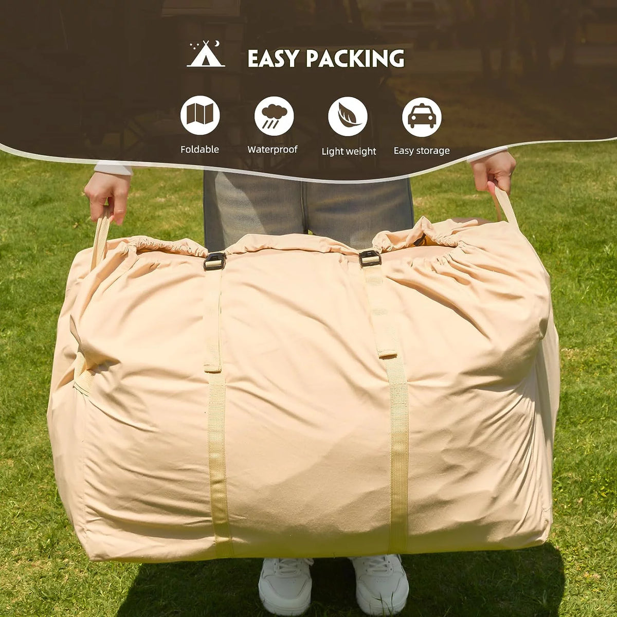Extra Large Inflatable Camping Tent with Pump X119318