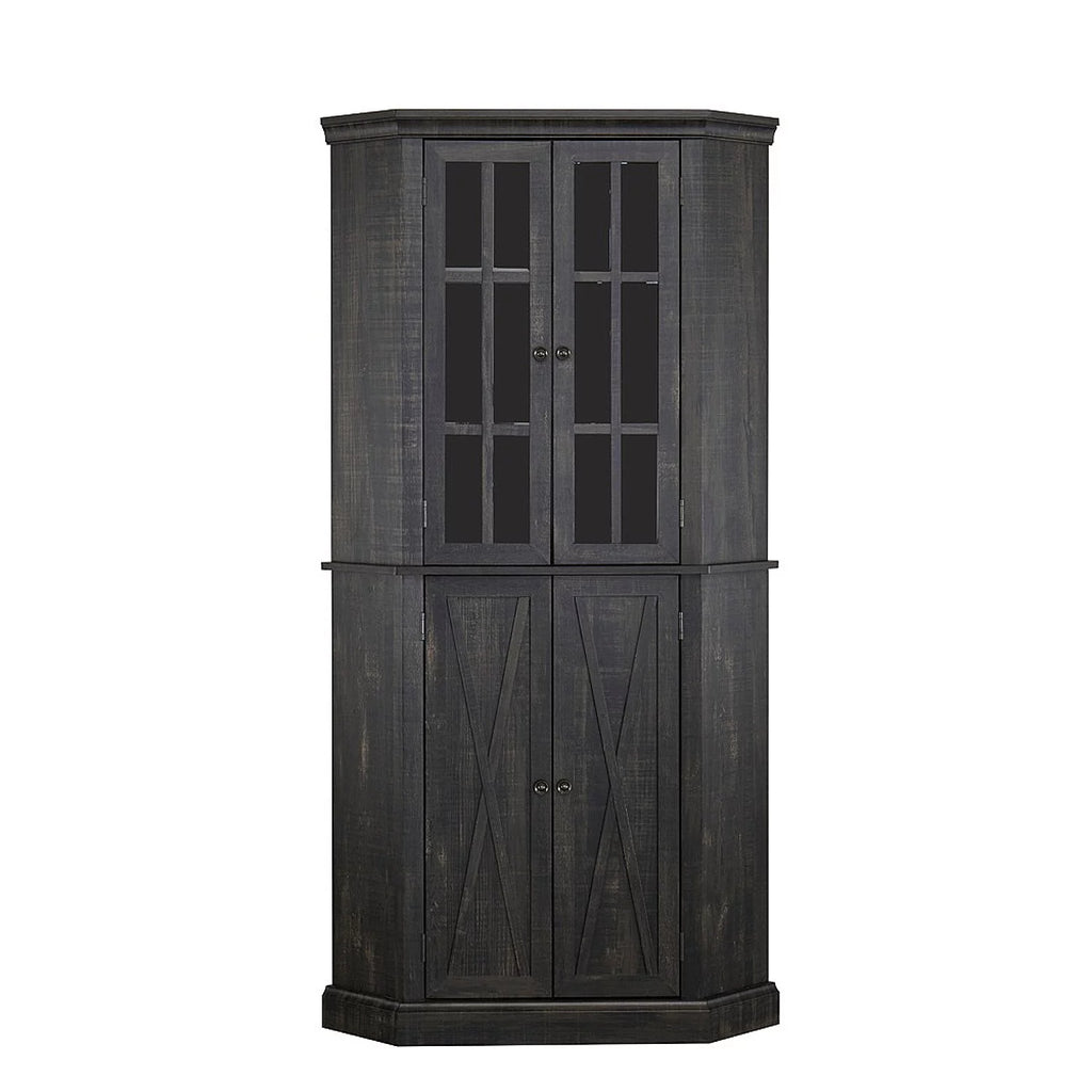 Charcoal Corner Cabinet Z15745