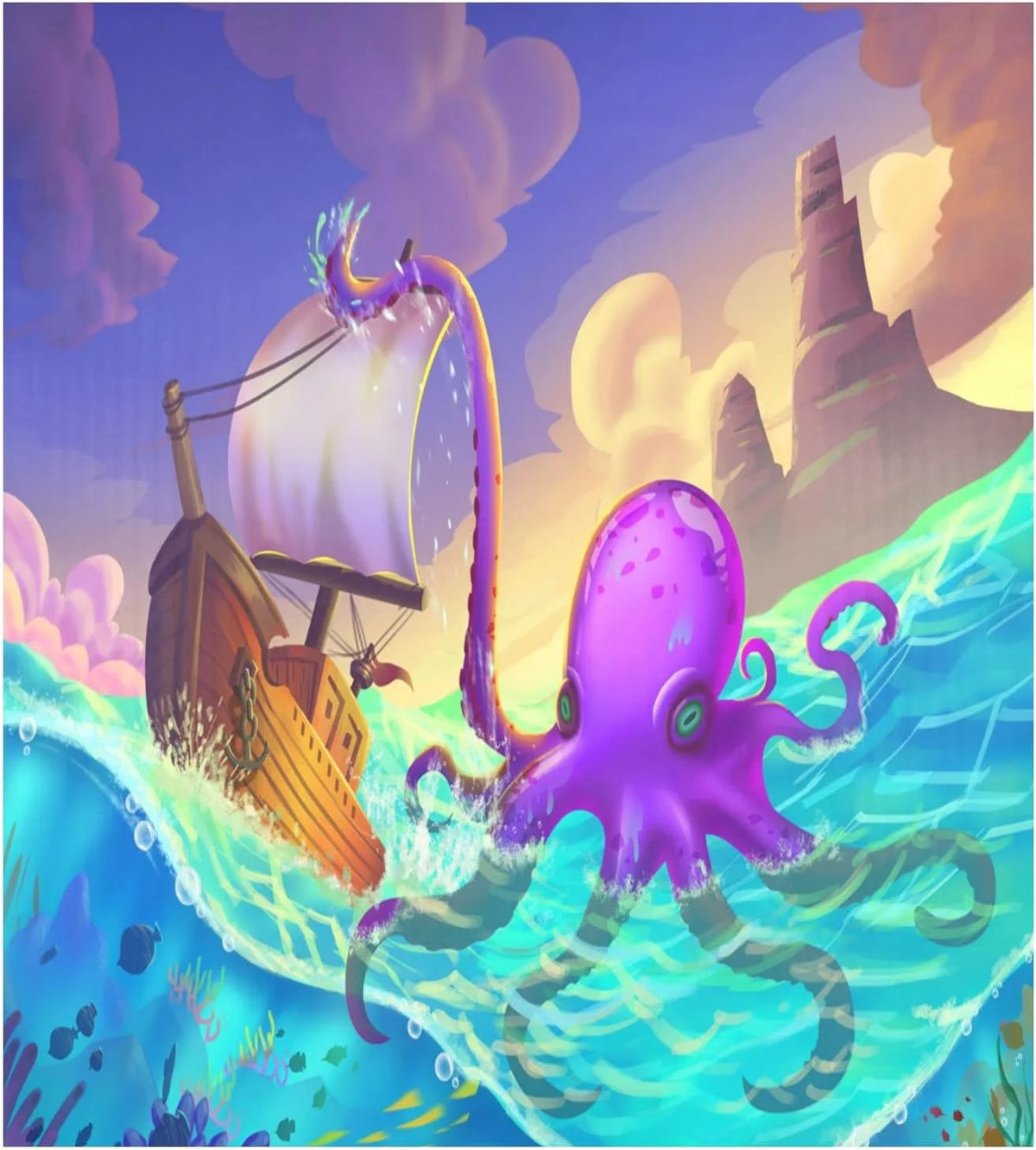 Octopus Tentacles Dishwasher Magnet Sticker 23"x26" X739318