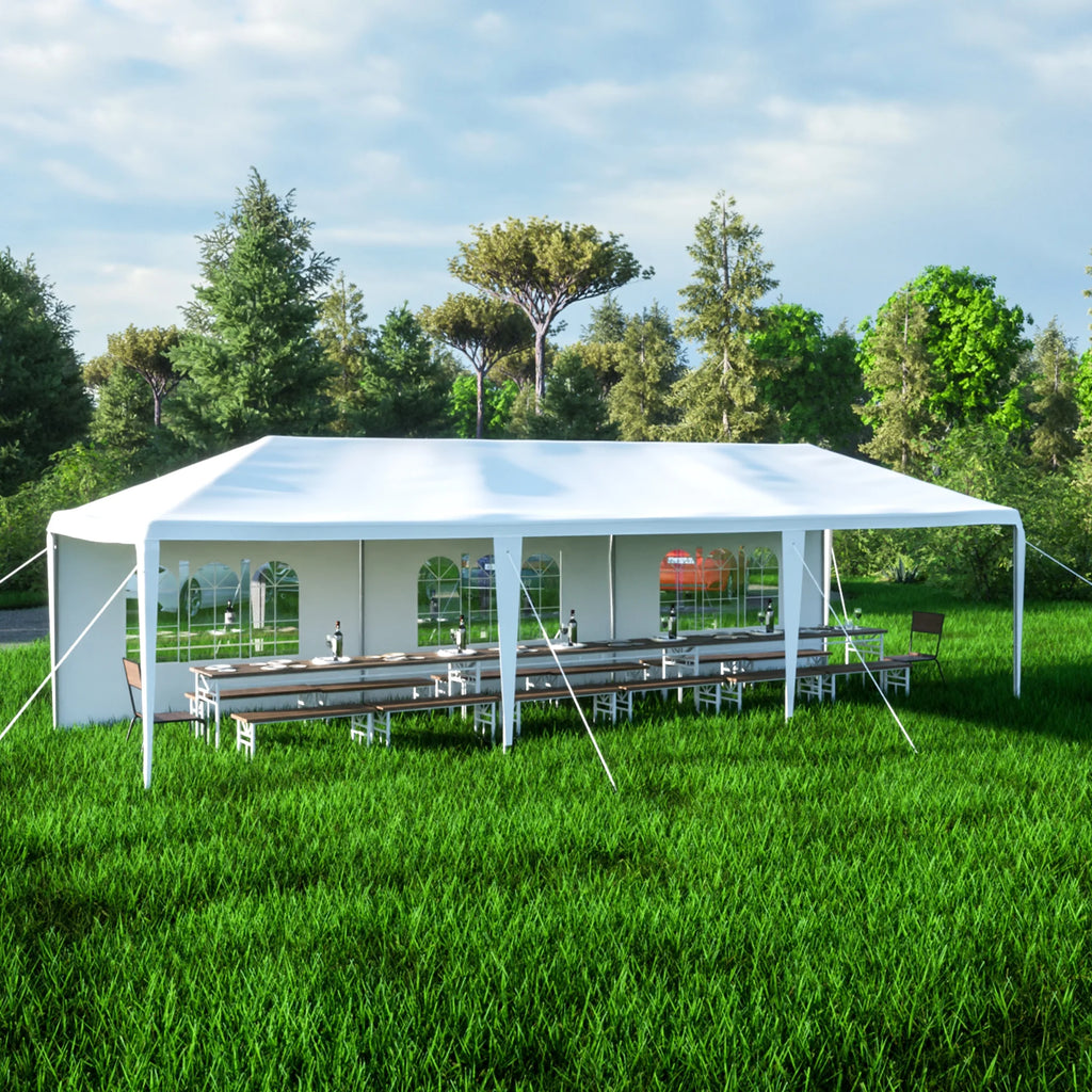 10x30' Outdoor Canopy Tent with 8 Removable Sidewalls E156