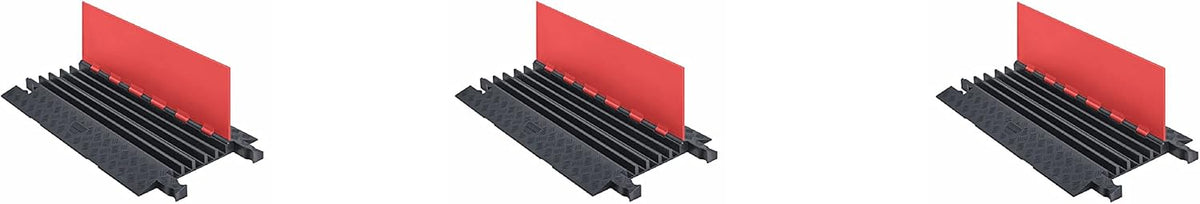 Orange Polyurethane 5 Channel Cable Protector C544