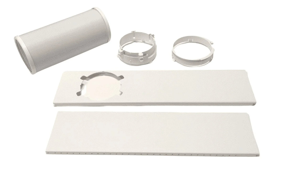 White Window Air Conditioner Exhaust Kit D390219