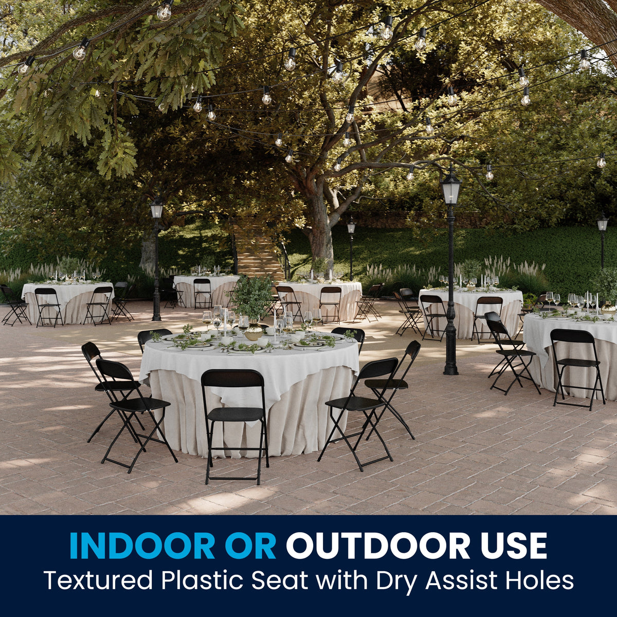 White Plastic Folding Chair 6 Pack H692031