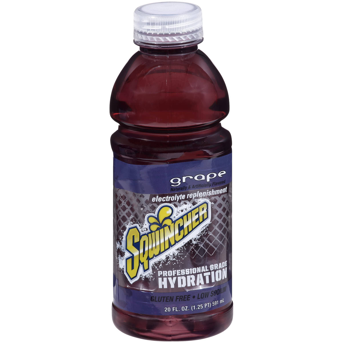 Grape 20 oz Electrolyte Replenishment Bottle 24 per Case Y2642