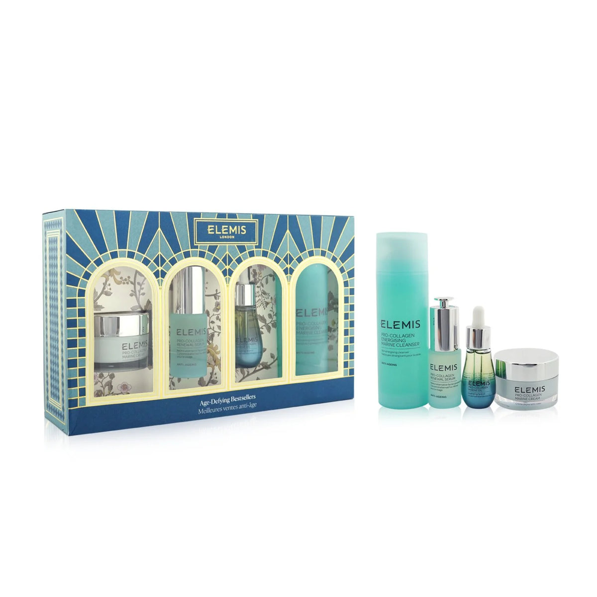 Renewal Serum 15ml Marine Cleanser 150ml Marine Oil 15ml Marine Cream 30ml 4pcs H55497