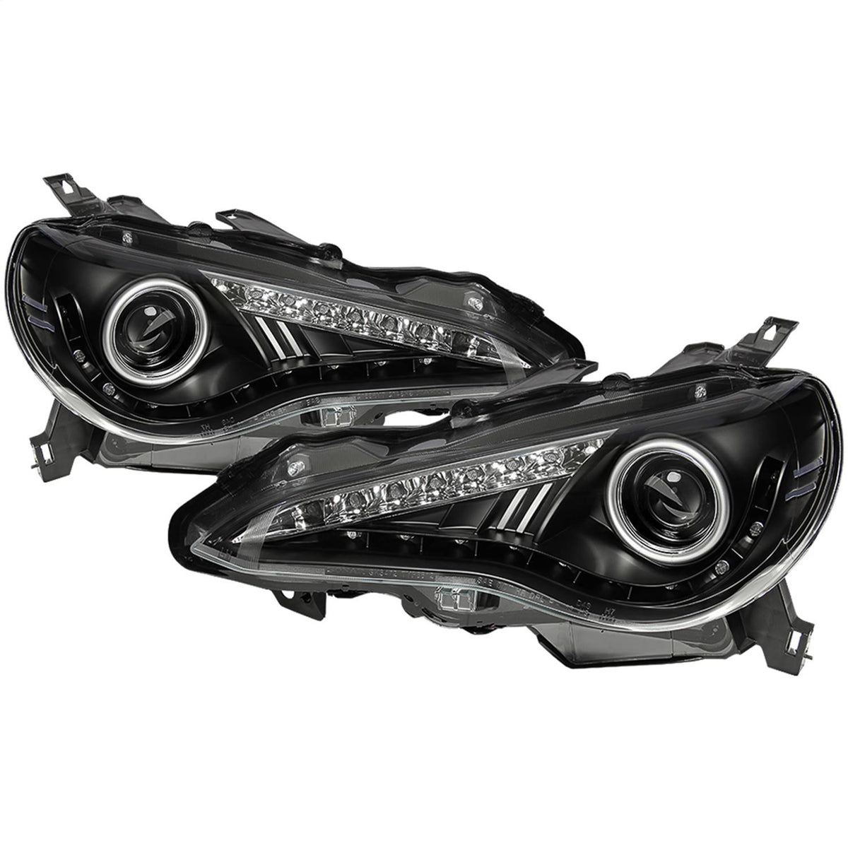 Black DRL LED Projector Headlights S290173
