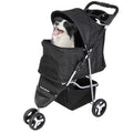 3 Wheel Foldable Pet Stroller with Storage Basket M387