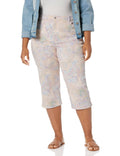 Petite Printed Capris L255