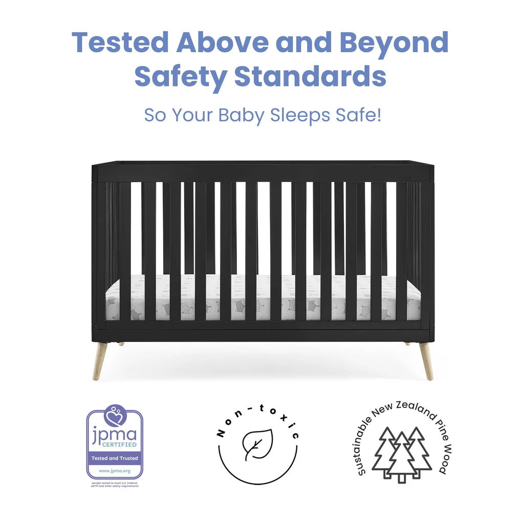 4-in-1 Convertible Baby Crib C57272