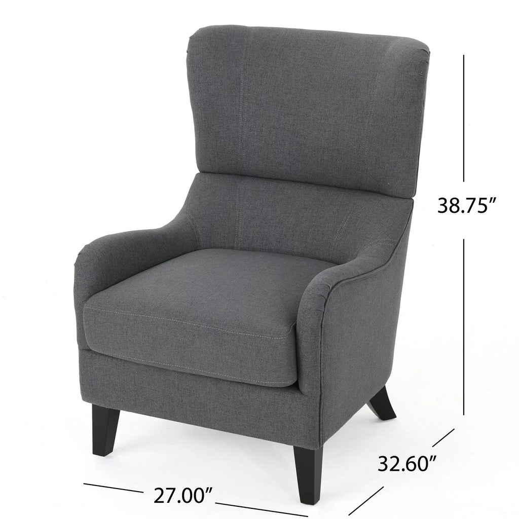 Fabric Wingback Sofa Chair S370634