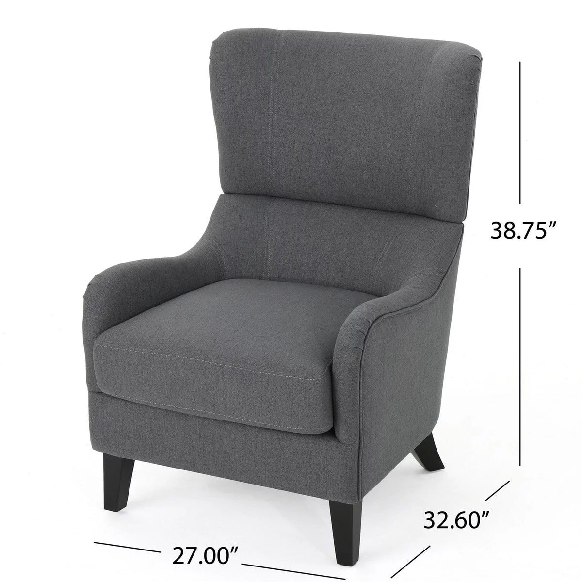 Fabric Wingback Sofa Chair S370634