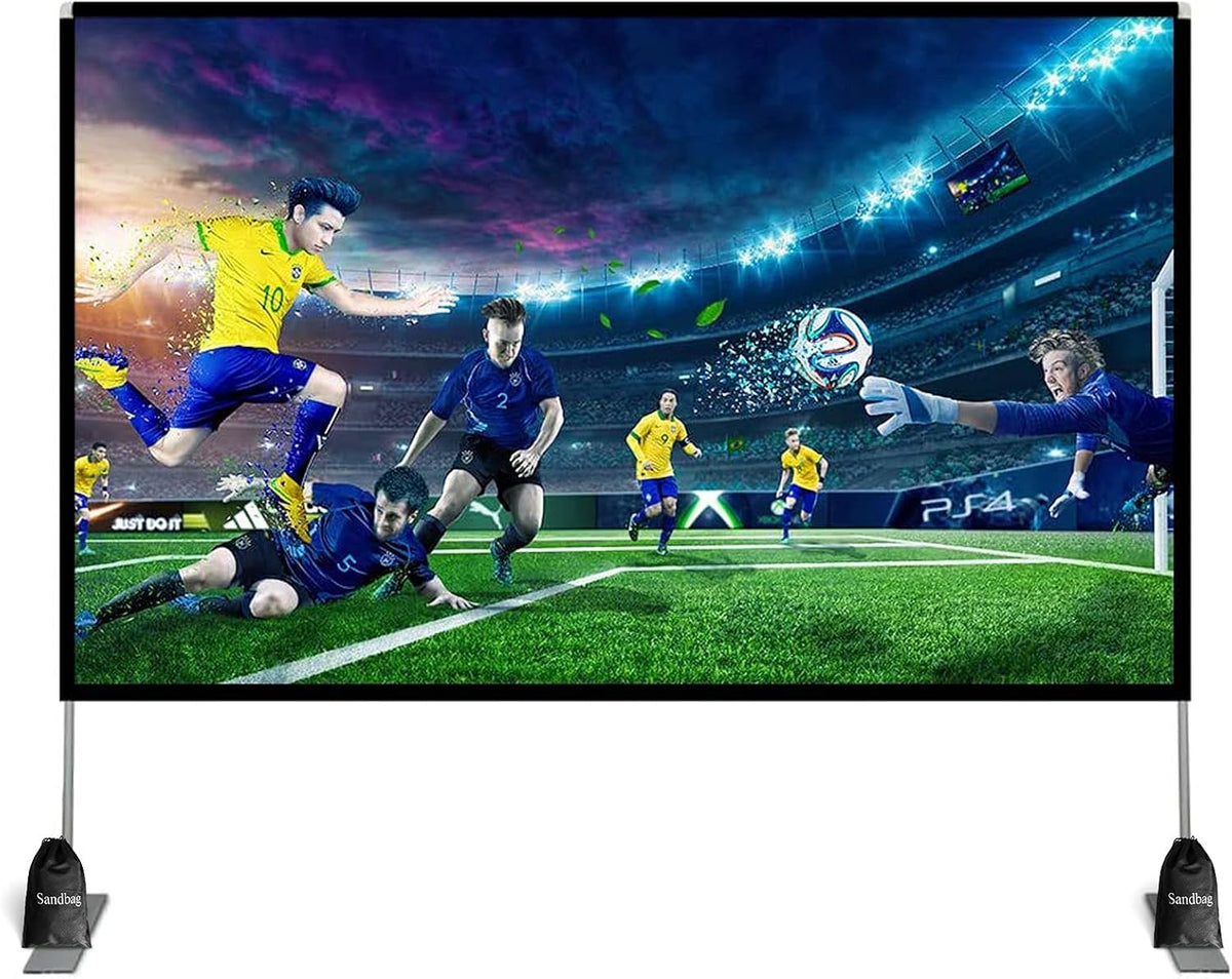 100 inch Portable Projector Screen with Stand and Carry Bag Y5006