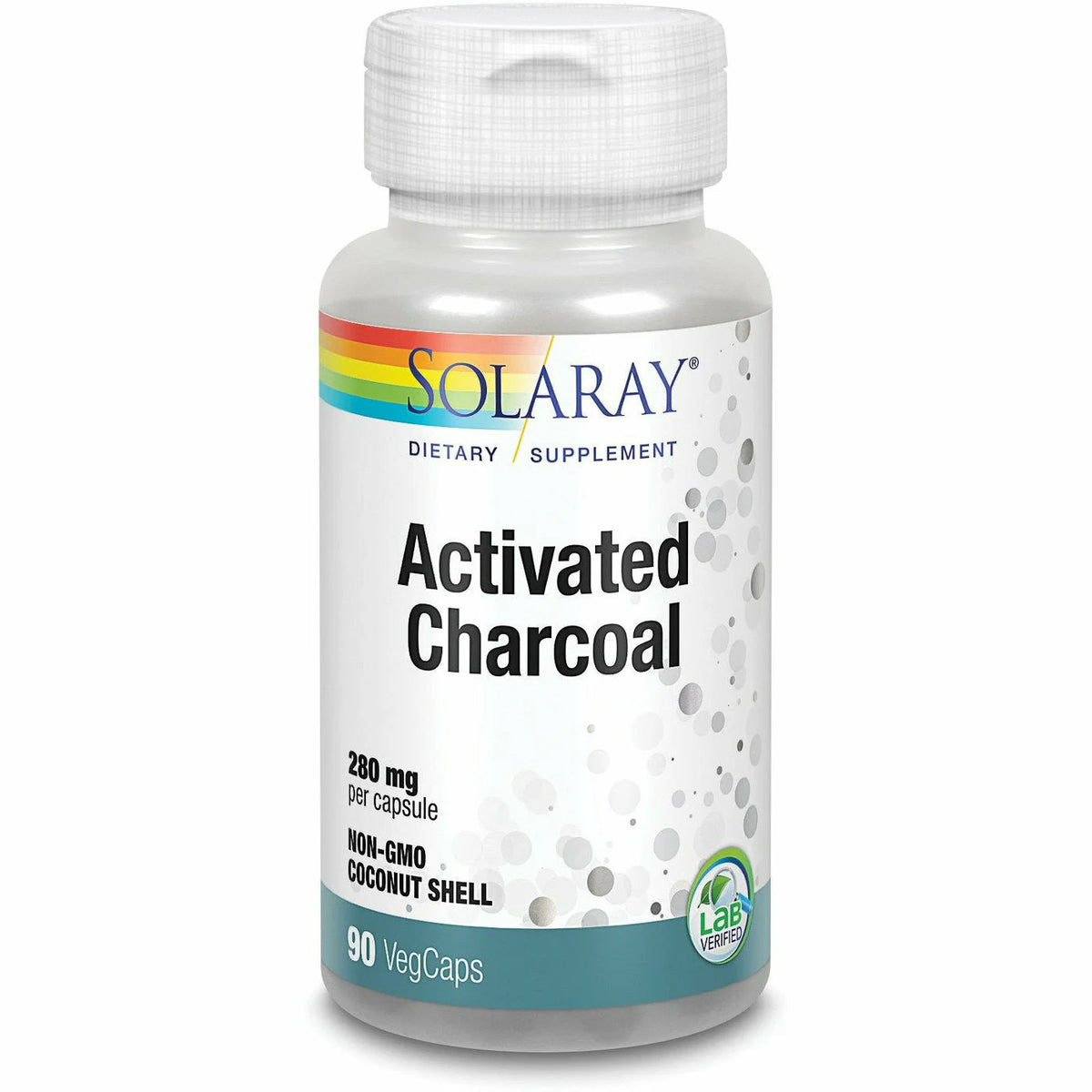 Activated Charcoal 280 mg 90 vegcaps S8733