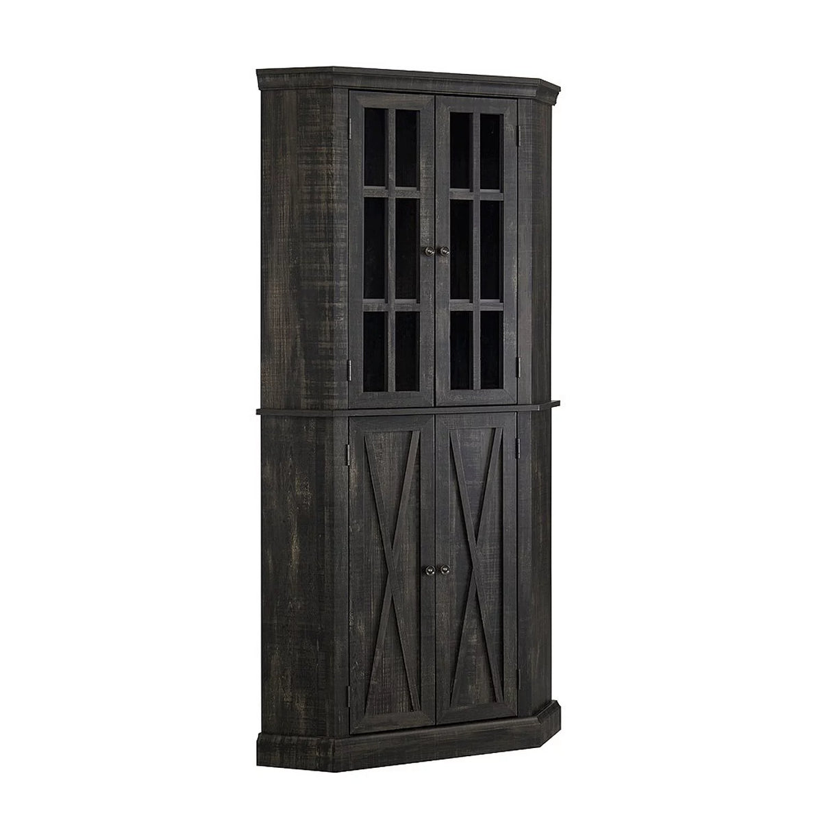 Charcoal Corner Cabinet Z15745