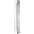 10 inchw x 48 i Craftsman Classic Square Raised Panel Column with Crown Capital and Crown Base K969438